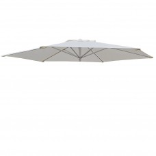 Replacement Patio Umbrella Canopy Cover for 9ft 6 Ribs Umbrella Taupe (CANOPY ONLY)-ECRU   563600359